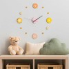 Kids Collection ZEGAR DIY WIELKOLOROWY DO POKOJU DZIECKA TWORZYWO SZTUCZNE 31 X 12 X 4 CM