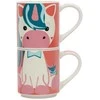 Cup&amp;You Dovanų rinkinys: 2 porcelianiniai puodeliai vaikams, 2 x 265 ml