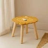 Medinė vaikiška taburetė SAFARI su gyvūnų motyvu, 28 cm