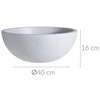 ProGarden Apvalus sodo vazonas 40x16 cm