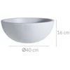 ProGarden Apvalus sodo vazonas 40x16 cm
