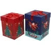Home Styling Collection Dvi dovanų dėžutės su Kalėdų Senelio motyvu, 26 ir 23 cm