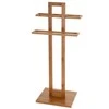 Asj Commerce Elegant Bamboo Rankšluostis Rack for 2 Towels