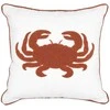 Atmosphera Embroidered crab cushion OCEANIA, 45 x 45 cm