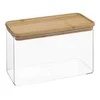 5five Simply Smart Bamboo ESKE birių produktų konteineris, pailgas su bambukiniu dangteliu, 2L