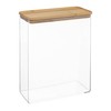 5five Simply Smart Bamboo ESKE birių produktų konteineris, pailgas su bambukiniu dangteliu, 4,3L