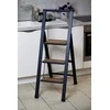 Folding ladder juodas, 3 degrees, WENKO