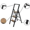 Folding ladder juodas, 3 degrees, WENKO