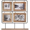 Nuotraukų rėmelis Bikuvalt Displėjus nuotraukoms koliažas 36x10x42 cm medinis, metalinis stovas 155120