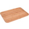 Excellent Houseware Bamboo Vaisių serviravimo padėklas, 33x23 cm, bambukas