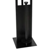 5five Simply Smart GAMME GLASS tualetinio popieriaus laikiklis + rezervuaras, tualeto šepetėlis ir lentyna, 28,1 x 18 x 61,5 cm