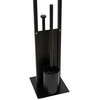 5five Simply Smart GAMME GLASS tualetinio popieriaus laikiklis + rezervuaras, tualeto šepetėlis ir lentyna, 28,1 x 18 x 61,5 cm