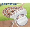 Maximex Garden tablecloth with elastic for round table, mosaic, Ø 85-105 cm