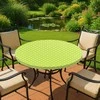 Maximex Garden tablecloth with elastic for round table, lime žalias, Ø 70-86 cm