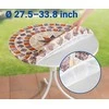 Maximex Garden tablecloth with elastic for round table, mosaic, Ø 70-86 cm