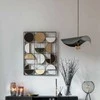 Atmosphera Geometrinė sienų apdaila iš metalo, 76 x 101 cm