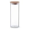 Bamboo Stiklinis indas su bambukiniu dangteliu, 1600ml, ZELLER