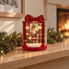 Stiklinė dovanų dėžutė su LED apšvietimu, 13 x 13 x 17 cm