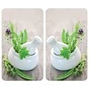 Stiklinės lėkštės HERB GARDEN viryklei - 2 vnt, WENKO