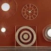 Atmosphera Apvalus sieninis laikrodis iš 3D metalo, Ø 70 cm, auksinis