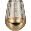 Home Styling Collection Auksinis žvakių žibintas, metalinis