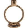 Home Styling Collection žvakidė aliuminė auksinė 15 cm ilgaliekančioms žvakėms