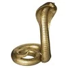 Atmosphera Dekoratyvinė polirezino figūrėlė COBRA, auksinė, 36 cm