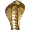 Atmosphera Dekoratyvinė polirezino figūrėlė COBRA, auksinė, 36 cm