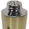 Dekoracja Domu Steel Nerūdijančio plieno gėrimų plaktuvas, auksinis, 500 ml