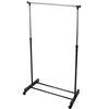 Excellent Houseware Drabužių kabykla metalinas juoda ant ratukų 160 cm