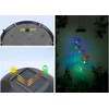 Maximex Pakabinama saulės energija varoma lempa, LED drugeliai, vėjo varpelis, 78 cm