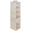 5five Simply Smart Pakabinamas spintos organizatorius DRESSY, 6 skyriai, 30 x 30 x 127 cm