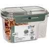 5five Simply Smart Hermetiškas PP NEO maisto indas su datos ekranu, 1500 ml