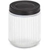 Zeller Stiklainis su metaliniu dangteliu KITCHEN ESSENTIALS, briaunotas stiklas
