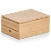 Bamboo Papuošalų dėžutė su veidrodžiu ir stalčiumi, bambukas, ZELLER