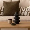 Atmosphera Juoda keraminė vaza CLOTHILDE, aukštis 25 cm