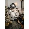 Hs Decoration Žvakidė aliuminis juoda 23,5 cm