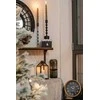 Hs Decoration Žvakidė aliuminis juoda 23,5 cm