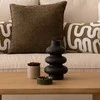 Atmosphera Juoda keraminė vaza CLOTHILDE, aukštis 25 cm