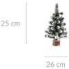Mfp Paper Kalėdų eglutė su apsnigtomis šakelėmis, 25 cm