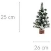 Mfp Paper Kalėdų eglutė su apsnigtomis šakelėmis, 25 cm