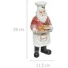 Atmosphera Kalėdų Senelio figūrėlė su padėklu ir sausainiais, 28 cm