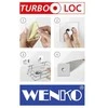 Kampinė vonios lentyna QUADRO, Turbo - Loc, Wenko