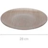 Home Styling Collection Karneolio plokščio stiklo plokštė, Ø 28 cm