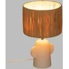 Atmosphera Keraminė stalinė lempa su atspalviu RAIA, 42 cm