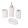 Bathroom Solutions Keraminių vonios reikmenų rinkinys, 4 vnt