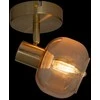 Atmosphera Lamp PILLA sieninis šviestuvas, auksas ir stiklas, Ø 10 cm
