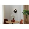 Atmosphera Lamp Juodas palėpės sieninis šviestuvas MYSTI, aukštis 30,5 cm