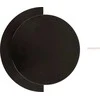 Atmosphera Lamp Juodas palėpės sieninis šviestuvas MYSTI, aukštis 30,5 cm