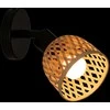 Atmosphera Lamp Sieninis šviestuvas LIO su gaubtu, pagamintas iš pinto bambuko, Ø 10 cm